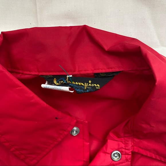 Champion Vintage Red Woodcraft Patches Jacket Kids 10-12 Culver Woodcraft - Picture 5 of 7